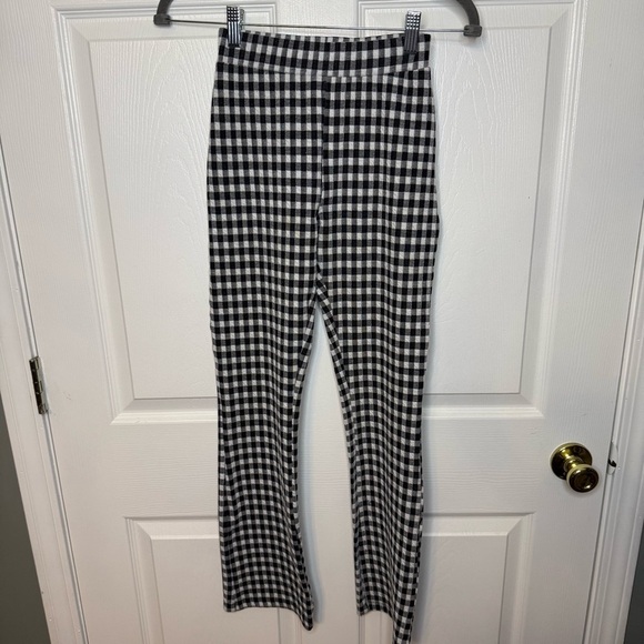 Urban Outfitters Black and White Gingham Checkered Pants Size XXS GUC - Picture 1 of 4